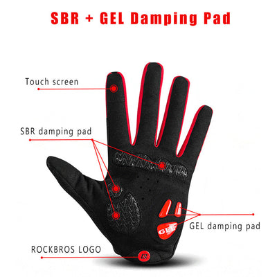 Guantes de Ciclismo Térmicos de Dedo Completo - Image 5