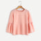 Blusa con Volantes en las Mangas