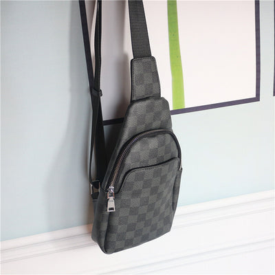 Bolsa Bandolera Cuadros para Hombre - Mochila de Pecho y Maletín - Image 4