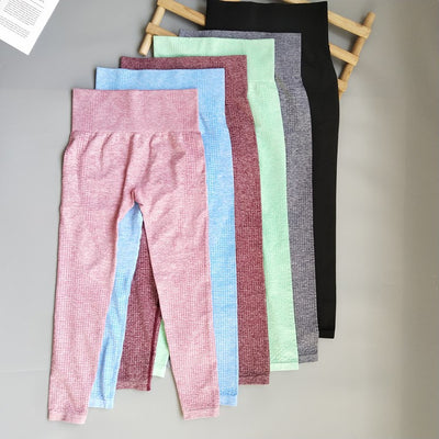 Pantalones Yoga Sin Costuras Levanta Glúteos y Moldea Cintura - Image 3