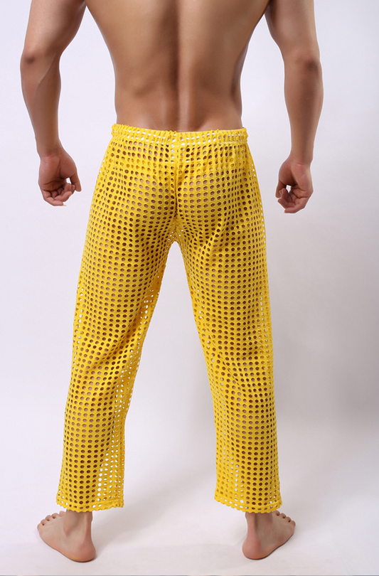 Pantalones Casuales de Malla para Hombre - Diseño Moderno y Versátil - Image 2