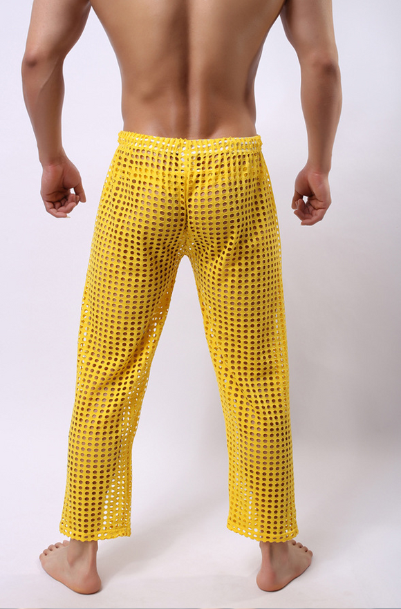 Pantalones Casuales de Malla para Hombre - Diseño Moderno y Versátil
