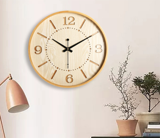 Reloj de Pared Minimalista en Madera Maciza - Image 7