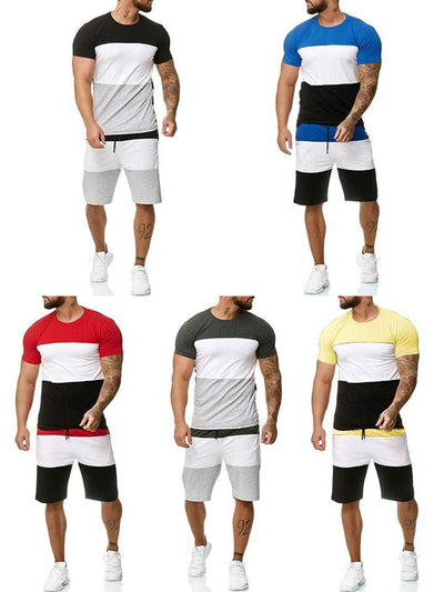 Traje de Rayas Hombre Tela Mesh Transpirable