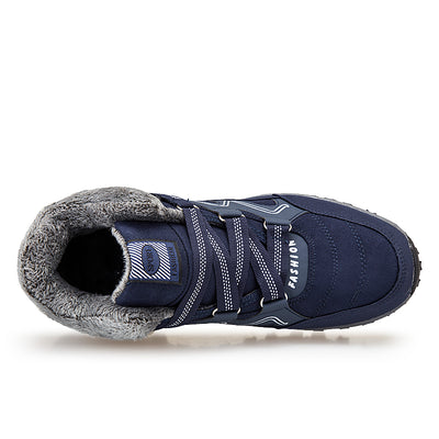 Zapatos de Algodón para Mujer con Forro de Terciopelo Cálido para la Nieve - Image 10