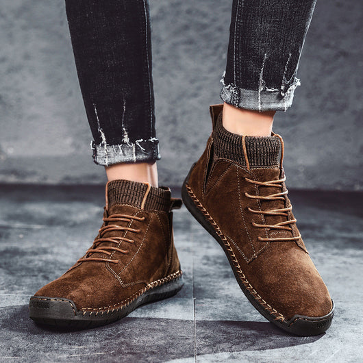 Zapatos Artesanales Talla 48 de Algodón para Hombre - Comodidad Oversized - Image 3