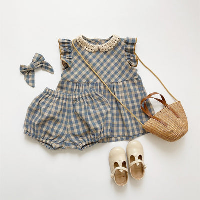 Vestido Sastre Infantil de Manga Corta - Image 5