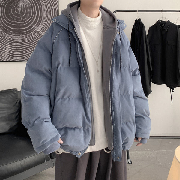Chaqueta Acolchada con Capucha para Hombre - Estilo Urbano
