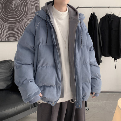 Chaqueta Acolchada con Capucha para Hombre - Estilo Urbano