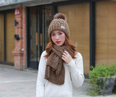 Gorro y Bufanda Larga de Lana para Mujer - Image 23