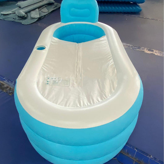 Bañera Plegable Inflable para Departamentos Pequeños - Tina Portátil PVC Resistente - Image 3