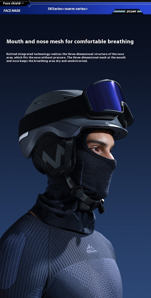 Protector de Cuello Térmico para Esquí y Ciclismo - Resistente al Viento - Image 14