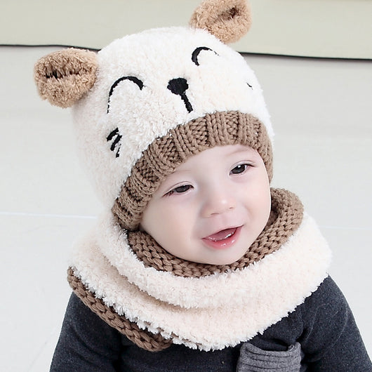 Gorro y Bufanda de Lana para Bebé - Image 4