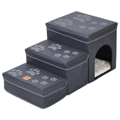 Cama Elevada Multifuncional para Mascotas con Escaleras - Image 8