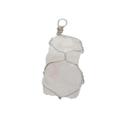 Collar de Cristal en Bruto con Dije de Piedra Natural Irregular - Image 4