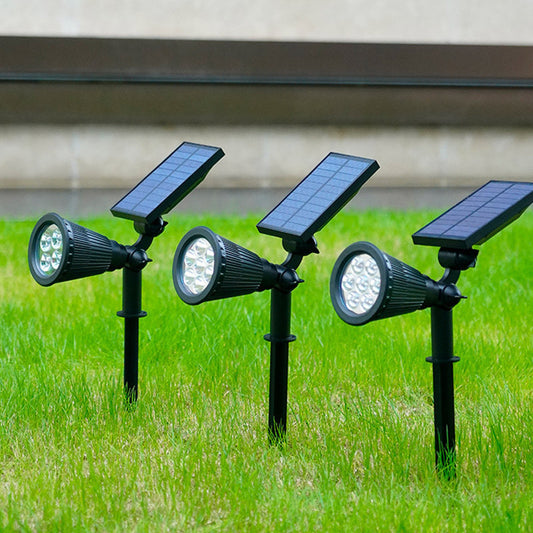 Luz Solar LED RGB para Jardín - Lámpara Exterior Impermeable de Pared