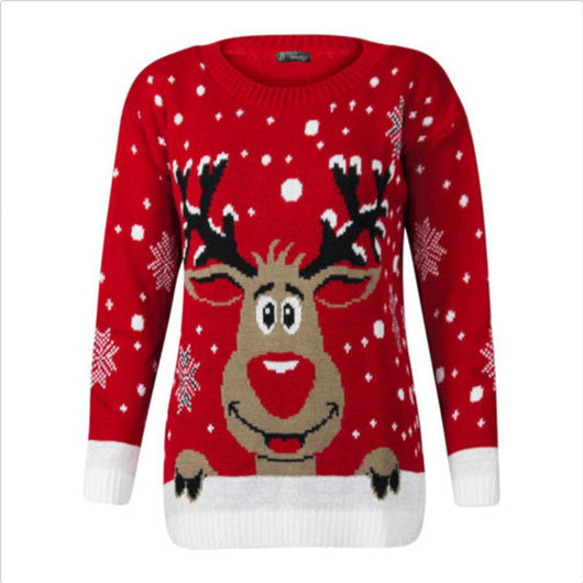 Suéter Pullover Talla Grande con Diseño Jacquard - Image 7