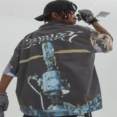 Camisa Estampada de Manga Corta - Image 5