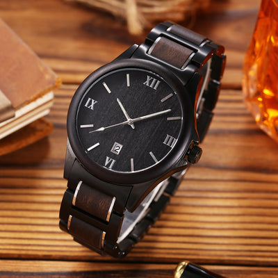 Reloj de Cuarzo para Hombre con Sándalo Negro - Image 5