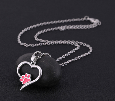 Collar Colgante Calado Amor y Huellita - Image 7