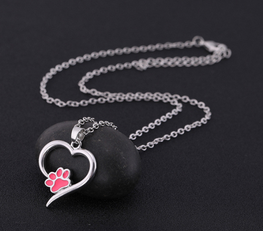 Collar Colgante Calado Amor y Huellita - Image 7