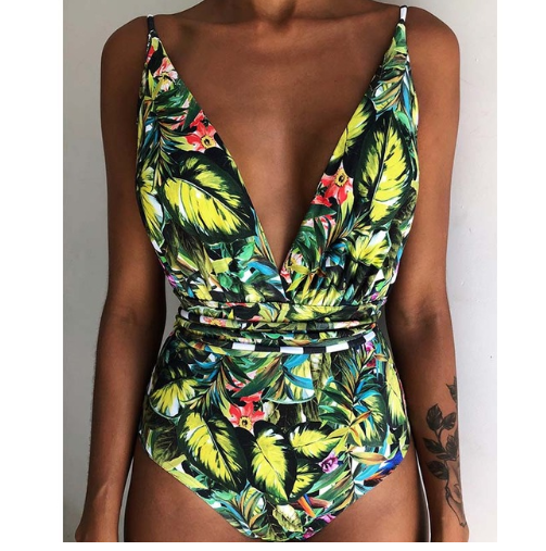 Traje de Baño Enterizo Espalda Descubierta para Mujer - Image 10