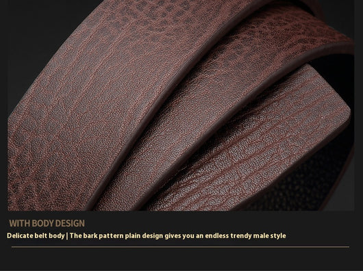 Cinturón de Cuero para Hombre con Hebilla Elegante - Estilo Ejecutivo - Image 24
