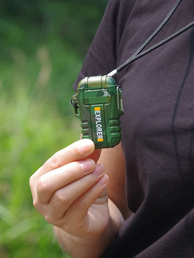 Encendedor Plasma Doble Resistente al Agua para Camping y Deportes Outdoor - Image 4
