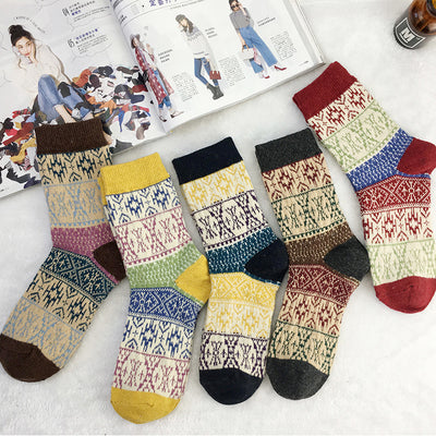 Calcetines de Lana de Conejo Gruesos y Cálidos para Mujer - Image 15