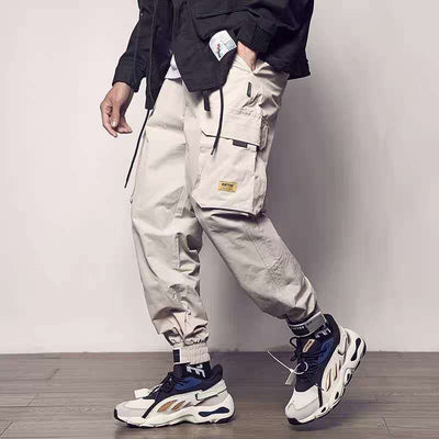Pantalones casuales con cintas ajustables Velcro