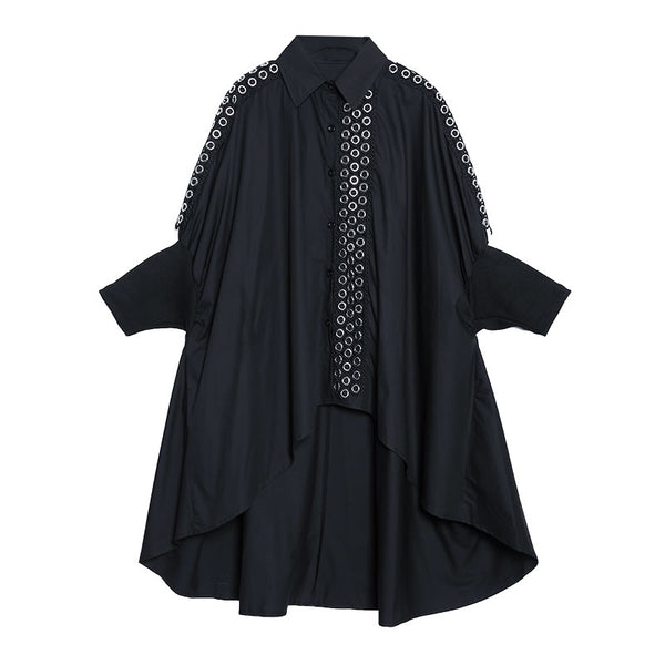 Camisa de Manga Murciélago con Tachuelas Cosidas - Image 12