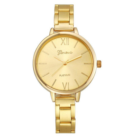 Reloj de Cuarzo para Dama Geneva con Malla de Acero Fino - Image 2