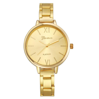 Reloj de Cuarzo para Dama Geneva con Malla de Acero Fino - Image 2
