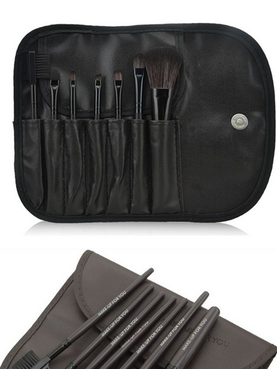Set de 7 Brochas de Maquillaje Premium con Estuche de Lujo - Image 8