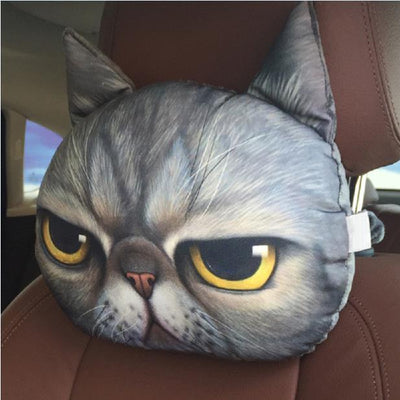 Almohada Reposacabezas para Auto - Diseño Gatos - Image 13