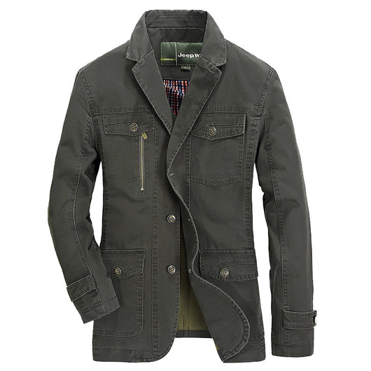 Chaqueta de Algodón Premium para Hombre - Estilo Casual Versátil - Image 3