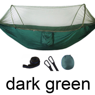Hamaca Portátil Doble con Mosquitero para Camping y Aventuras - Image 12