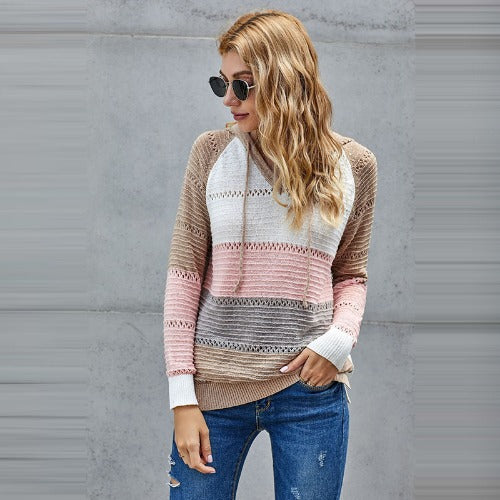 Blusa Patchwork de Manga Larga Versátil - Image 10