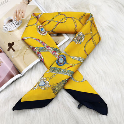 Pañuelo de Seda Profesional Multiuso - Diadema y Accesorio Versátil - Image 23