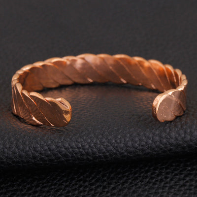 Pulsera Magnética de Cobre Oro Rosa - Image 3