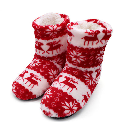 Botas de Interior Terciopelo Coral con Estampado - Image 9