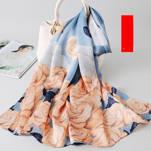 Pañuelo de Seda Estampado para Mujer - Image 22