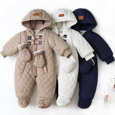Pijama Enterizo con Capucha para Bebés y Niños Pequeños