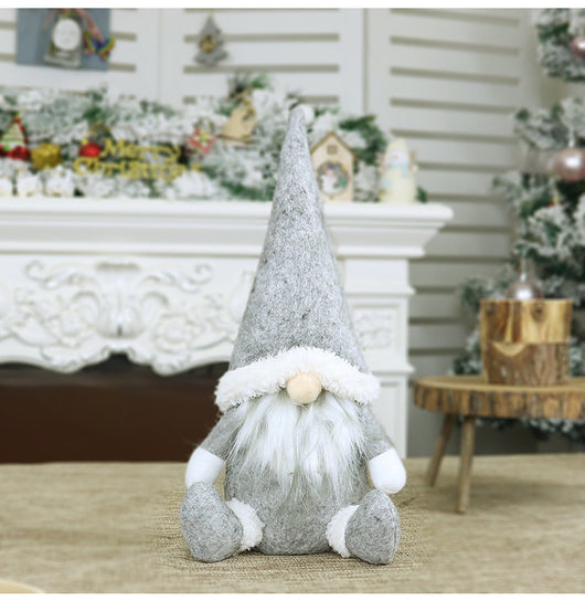 Muñeco Navideño sin Rostro para Decoración de Ventana - Image 5