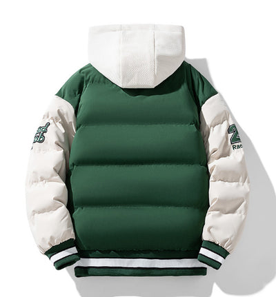Chaqueta Acolchada de Algodón con Efecto Dos Piezas para Hombre - Image 15