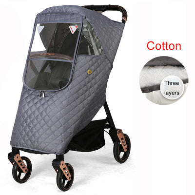 Protector Impermeable para Cochecito de Bebé con Cobertura contra Viento - Image 11