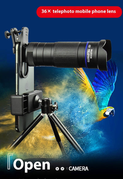 Lente Teleobjetivo 36x para Smartphone - Kit Completo de Fotografía Móvil - Image 23