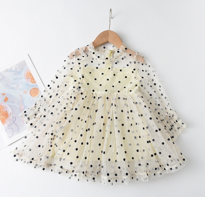 Vestido de Malla Manga Larga para Niñas - Colección Otoño - Image 17