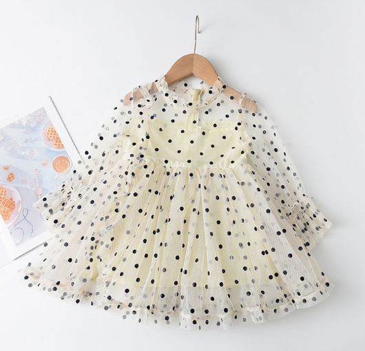 Vestido de Malla Manga Larga para Niñas - Colección Otoño - Image 17
