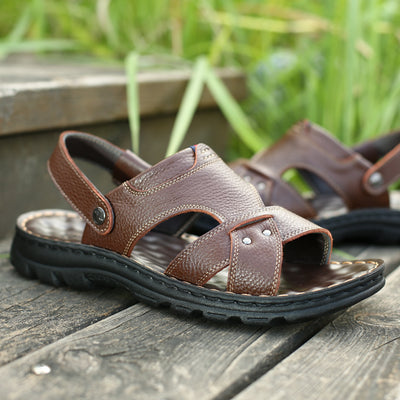 Zapatos de Cuero para Playa - Suela Blanda Cómoda para Hombre - Image 3